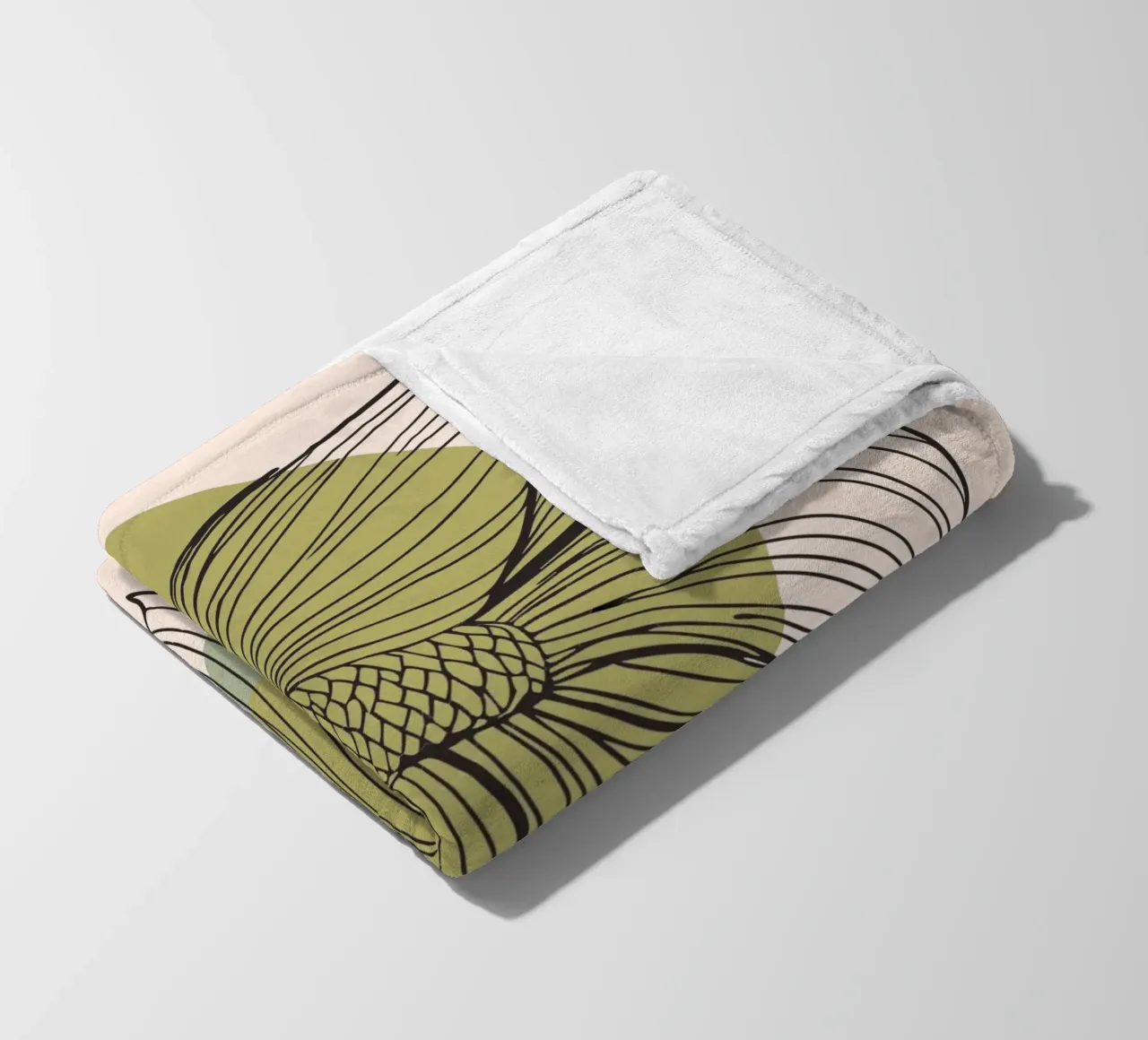Fishes fleece blanket by RELAXING TOUCH