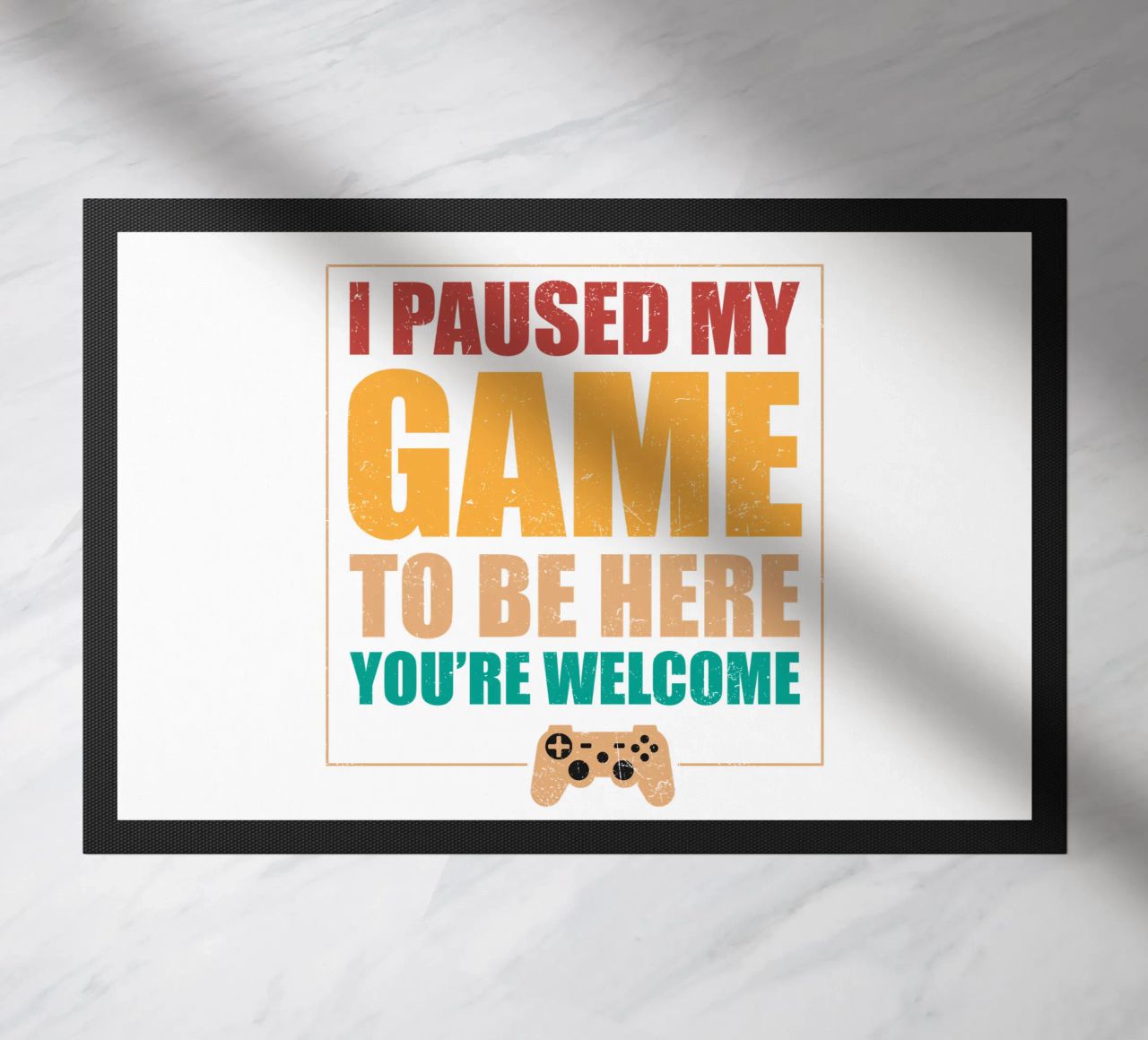 I paused my game to be here, you're welcome. paillasson de edsonramosart