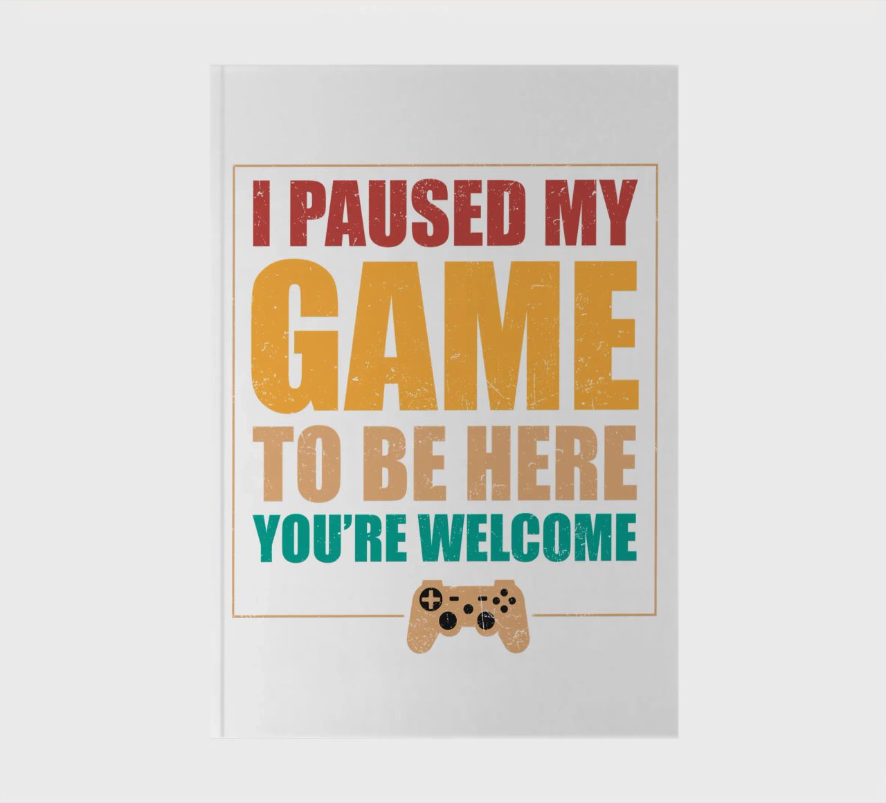 I paused my game to be here, you're welcome. carnet de notes de edsonramosart