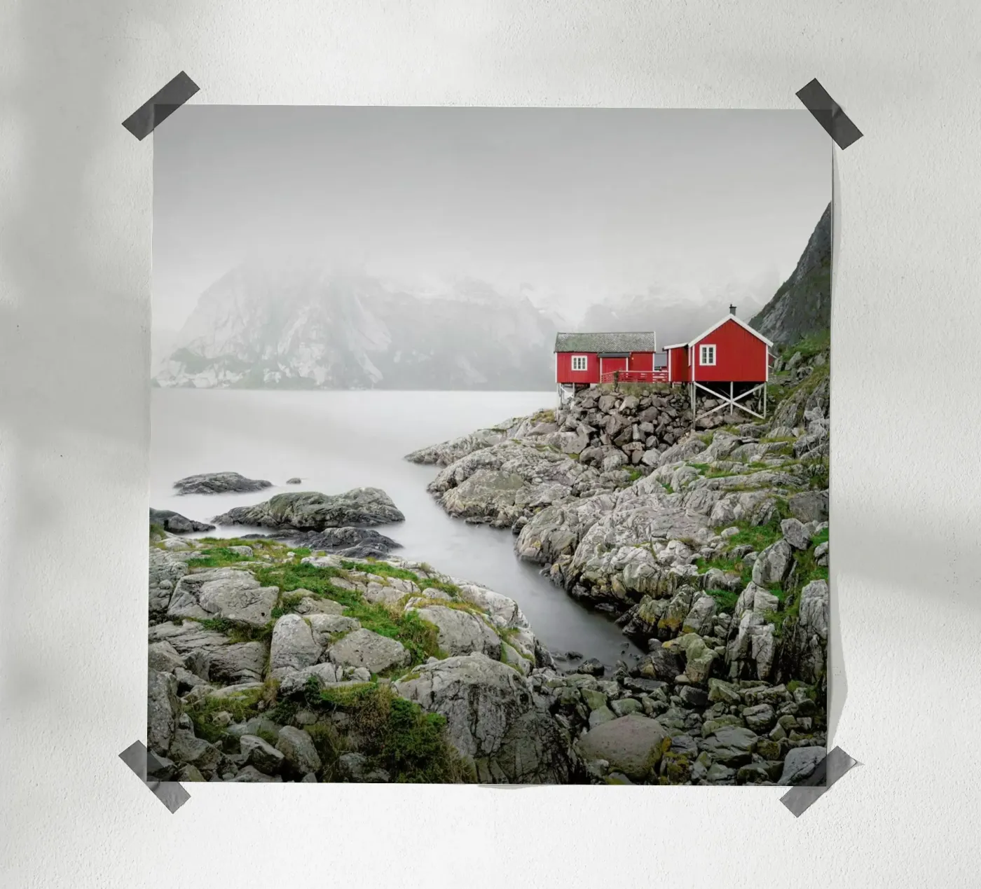 Hamnøy Study 4 Poster von Håggard Photography | Ronny Behnert