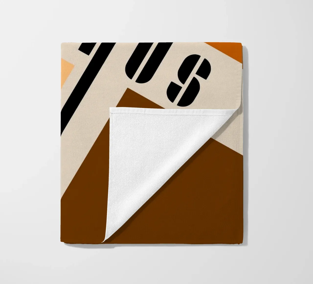 Dynamics of the surface - Bauhaus composition beach towel by Casa Calm