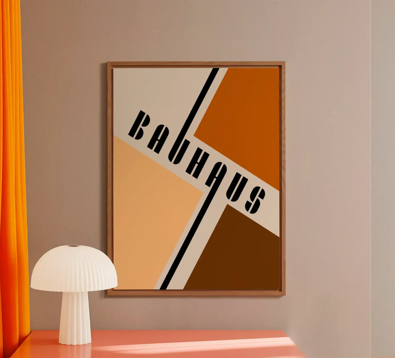 Dynamics of the surface - Bauhaus composition alu-dibond by Casa Calm