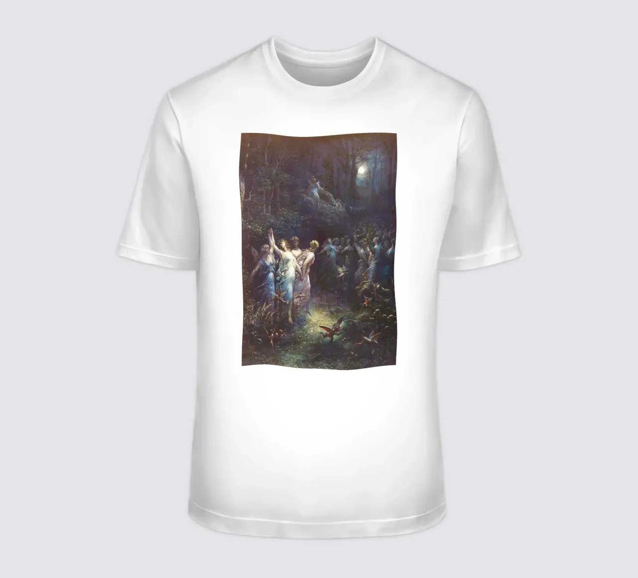 Sogno di una notte di mezza estate di Gustave Doré t-shirt da Venus Art