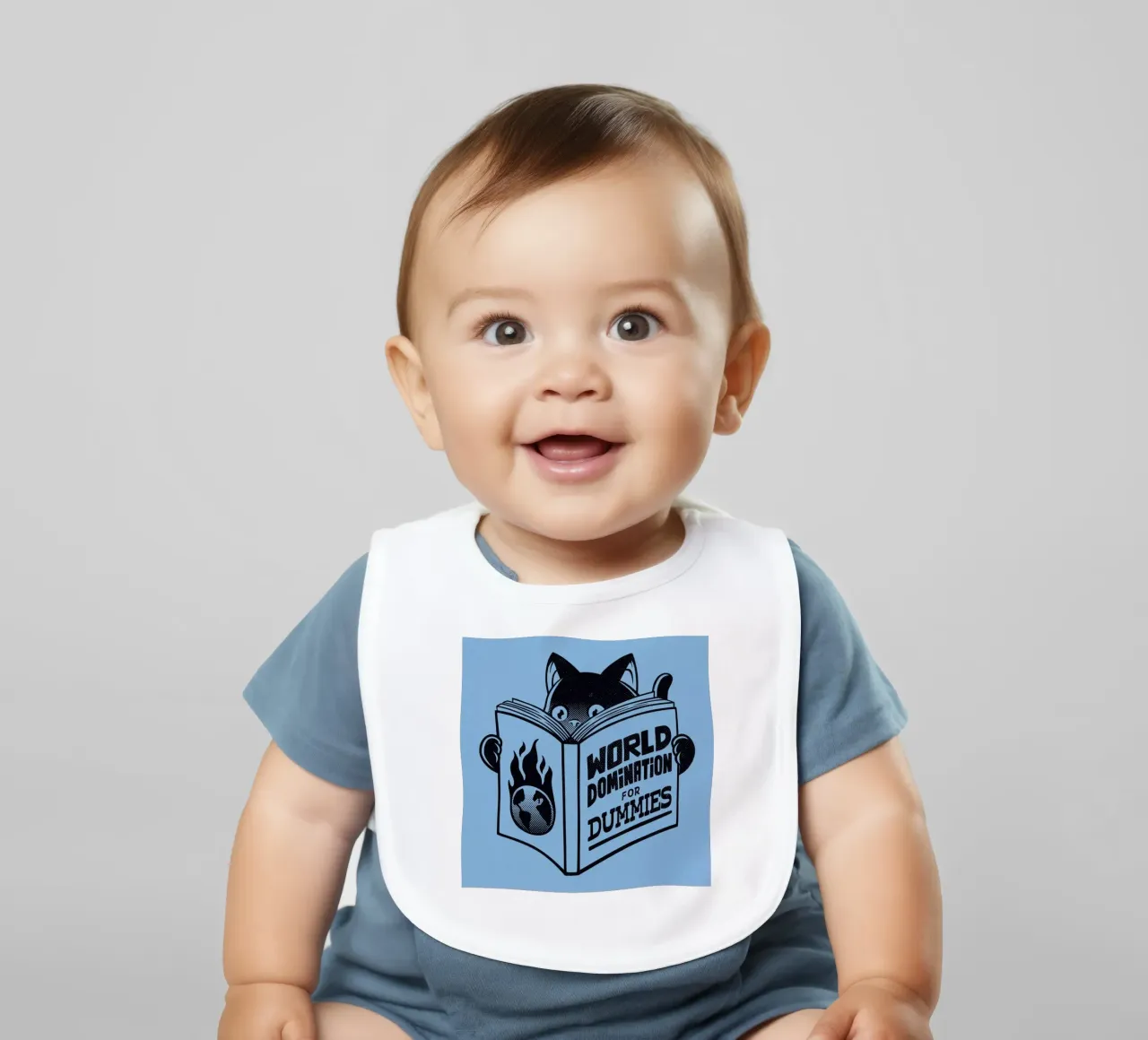 World Domination For Beginners bavaglino da Tobe Fonseca