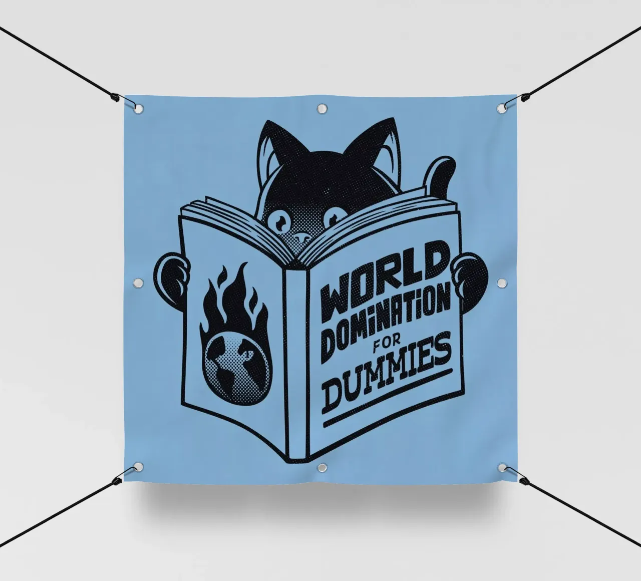 World Domination For Beginners telo in pvc da Tobe Fonseca
