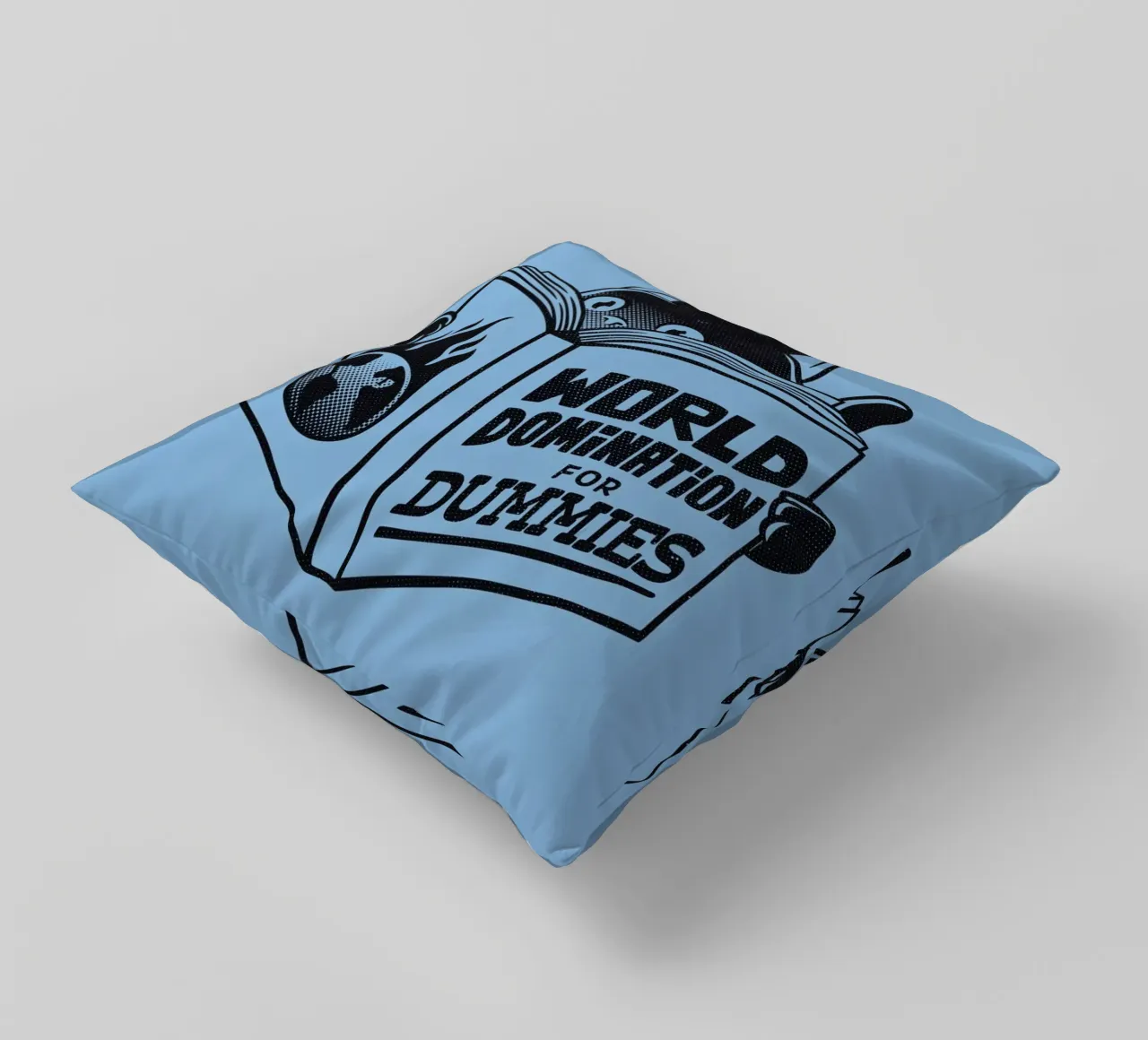 World Domination For Beginners cuscino da Tobe Fonseca