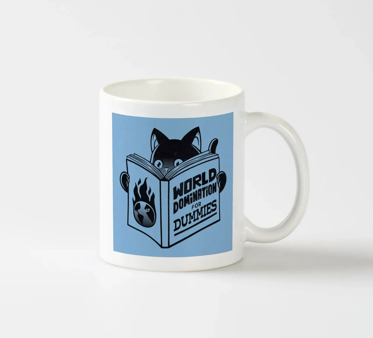 World Domination For Beginners tazza in ceramica da Tobe Fonseca