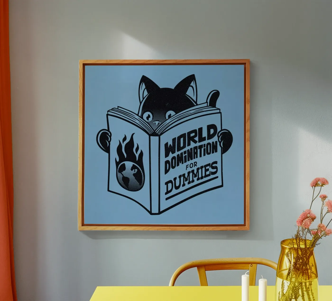 World Domination For Beginners plexiglass da Tobe Fonseca