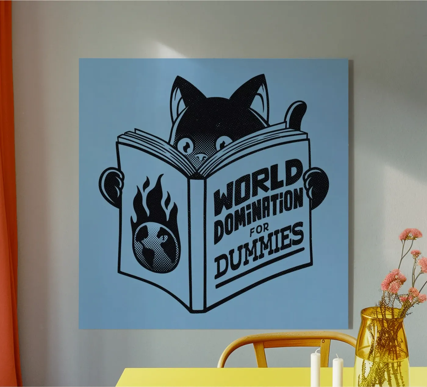 World Domination For Beginners plexiglass da Tobe Fonseca