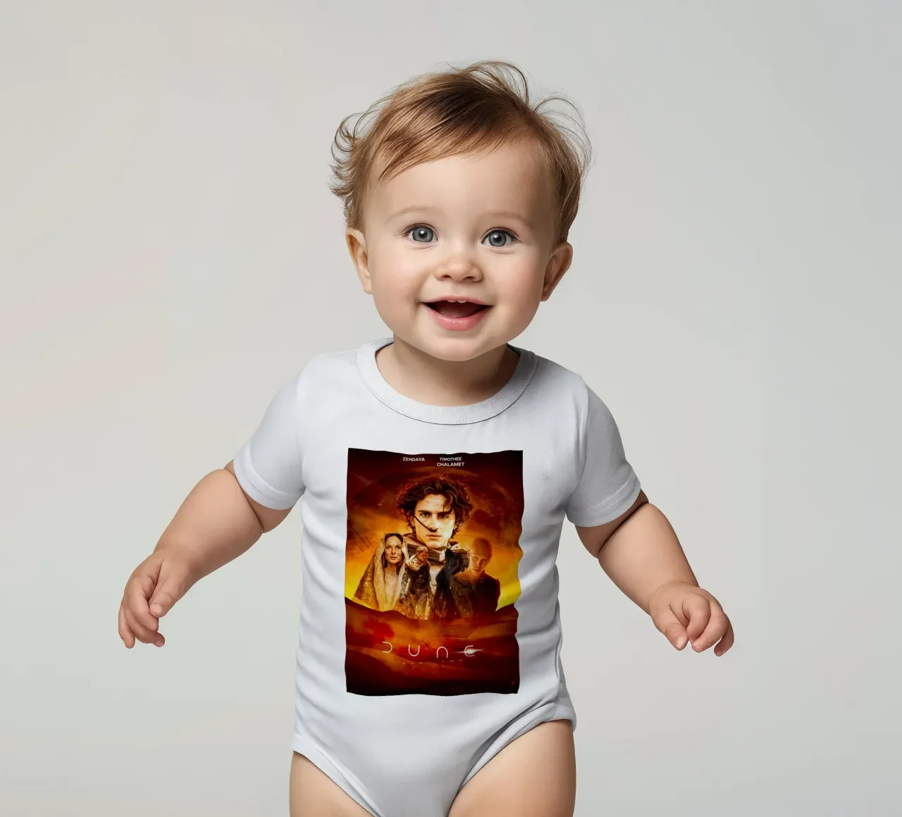 Dune body neonato maniche corte da The Movie Wall