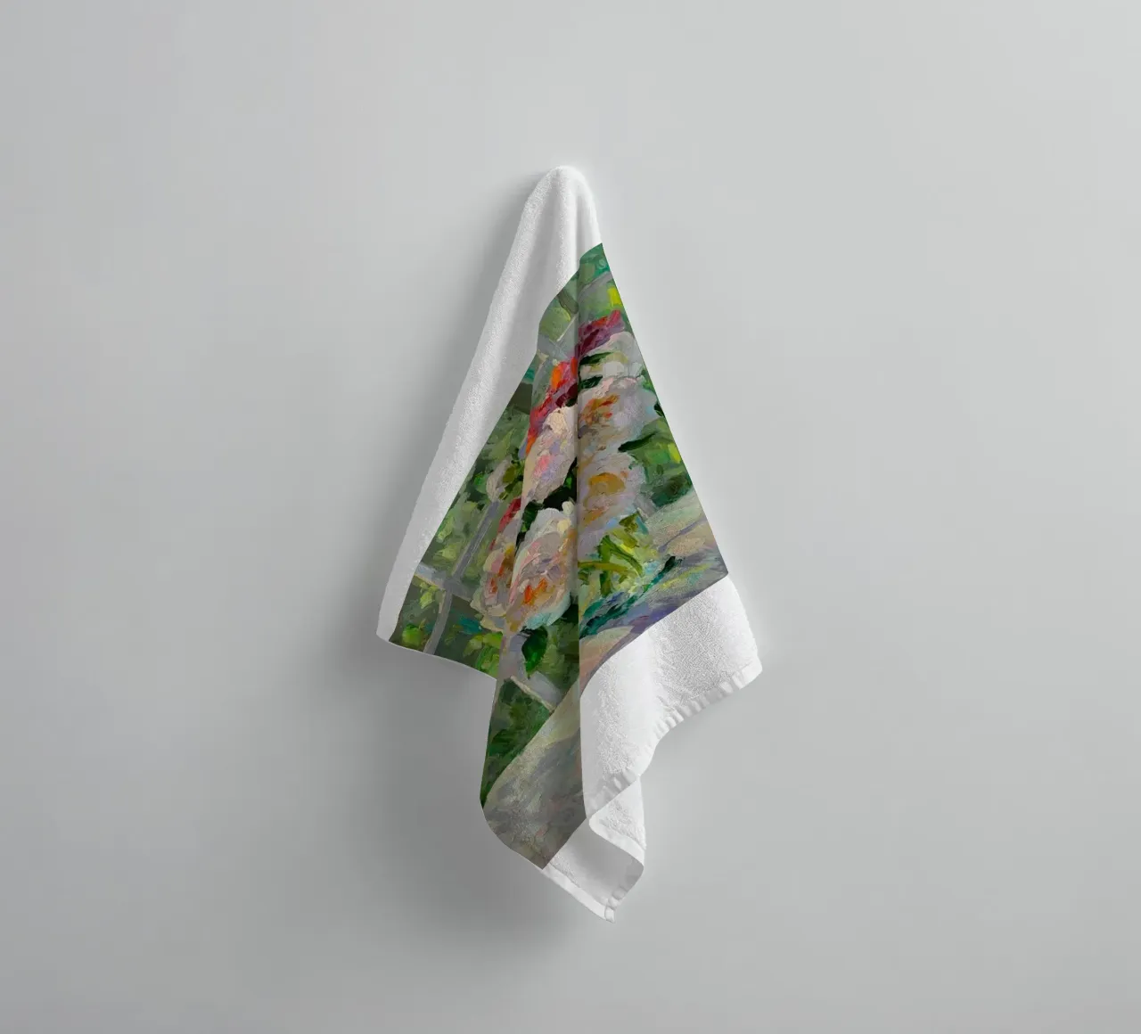 vaso di fiori bouquet decorazione domestica claude monet asciugamano da bagno da belong shop
