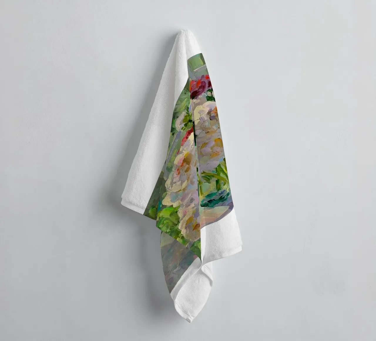 vaso di fiori bouquet decorazione domestica claude monet asciugamano da bagno da belong shop