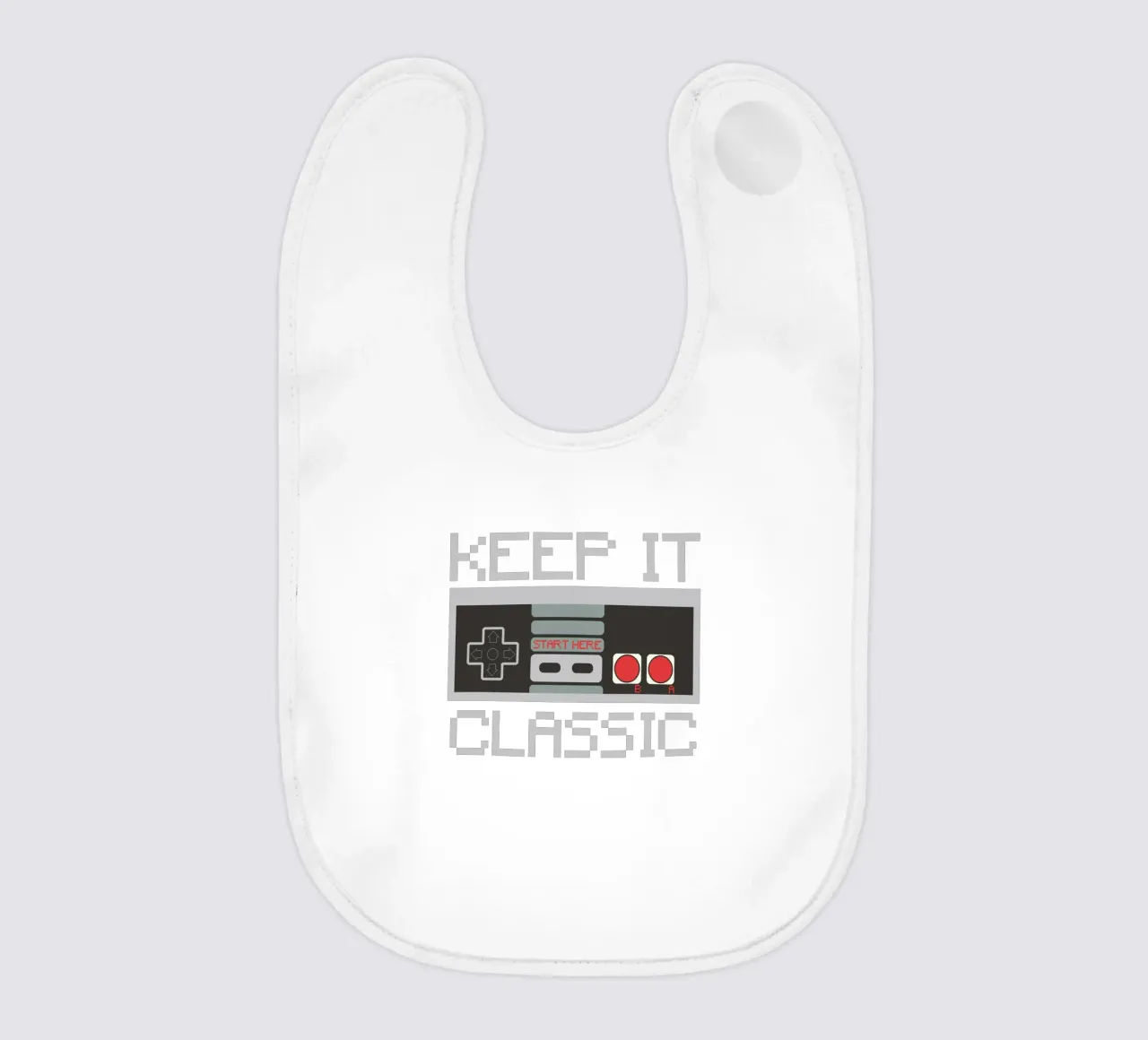 KEEP IT CLASSIC bavaglino da edsonramosart