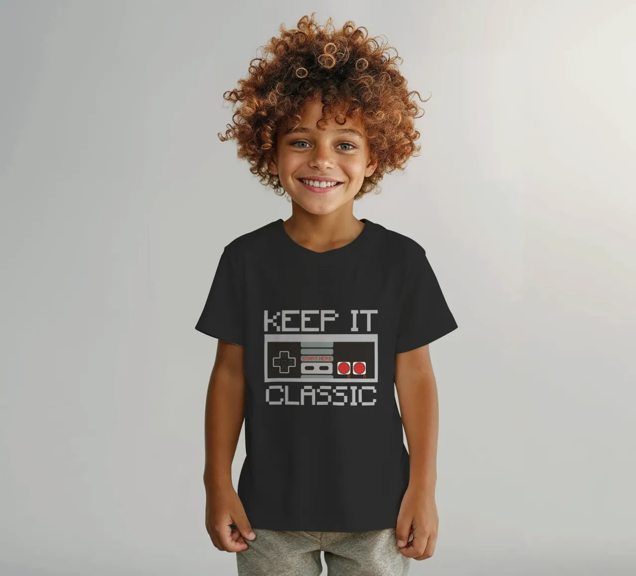 KEEP IT CLASSIC t-shirt bambini da edsonramosart