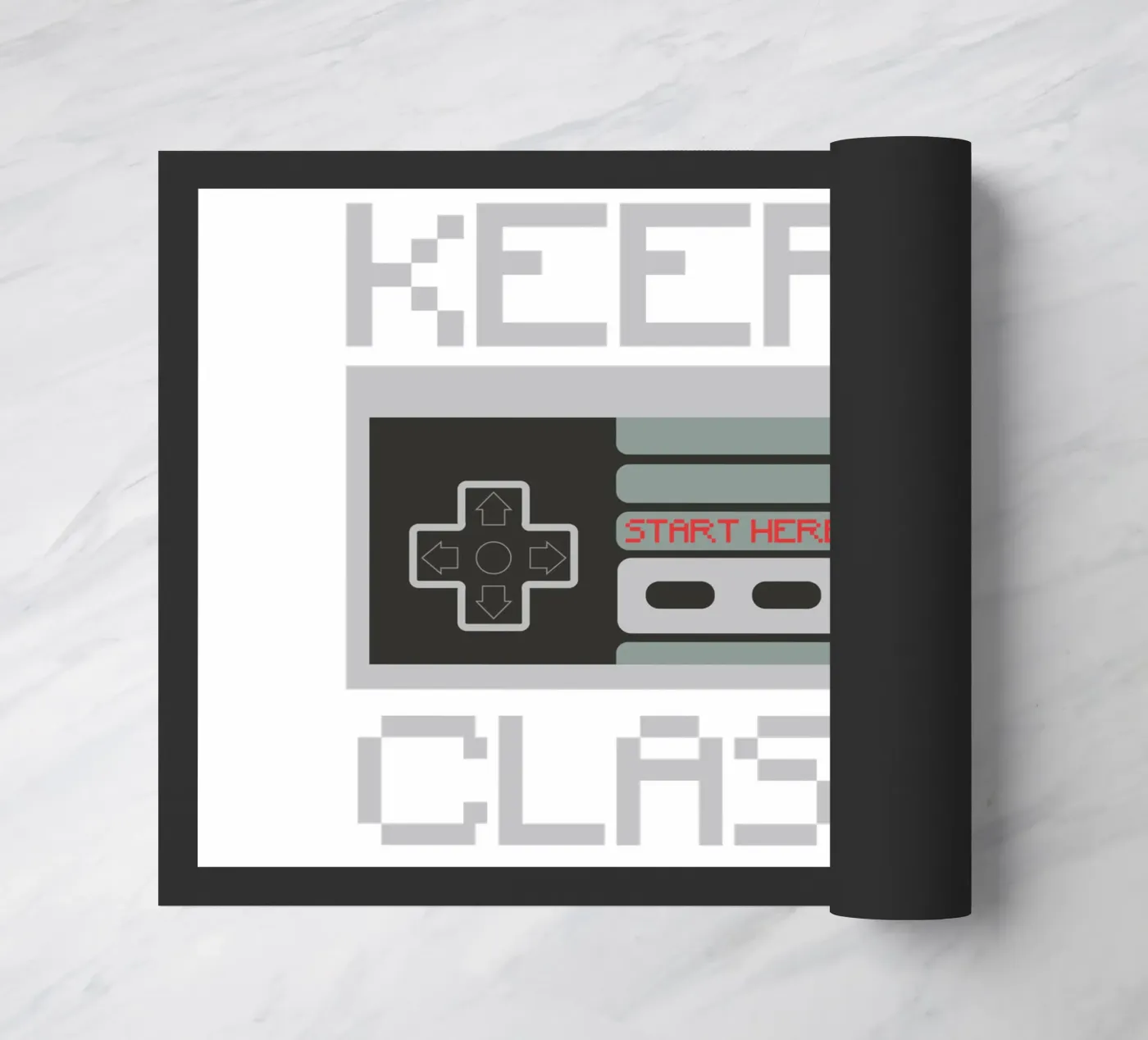 KEEP IT CLASSIC doormat by edsonramosart