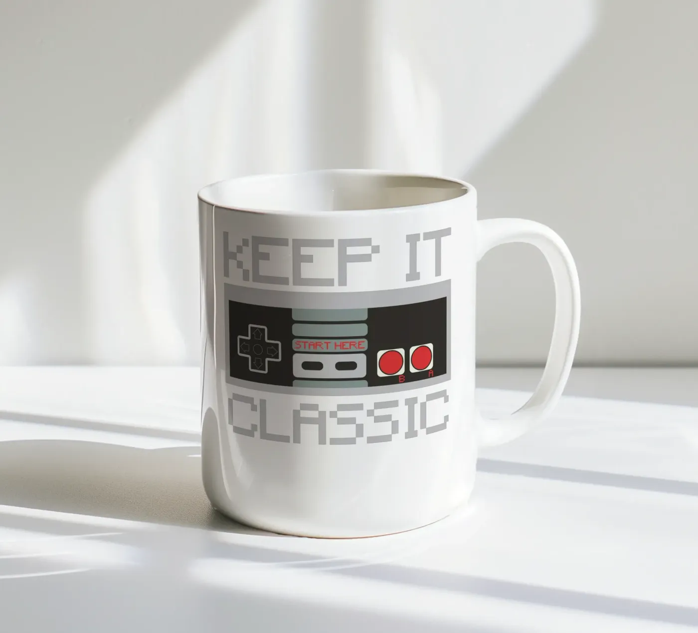 KEEP IT CLASSIC mug en céramique de edsonramosart