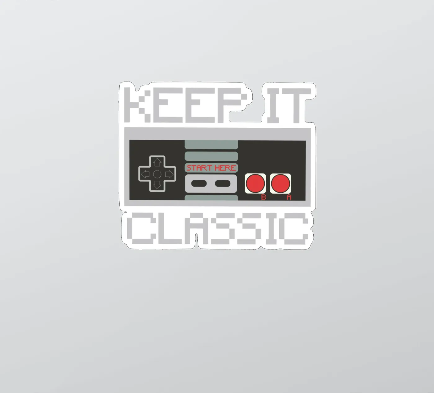 KEEP IT CLASSIC sticker van edsonramosart