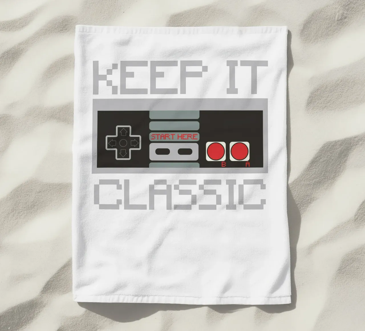 KEEP IT CLASSIC beach towel by edsonramosart