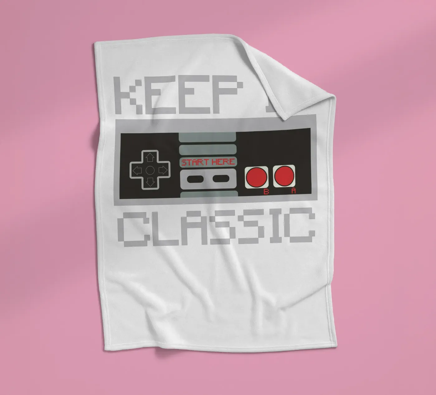 KEEP IT CLASSIC fleece blanket by edsonramosart