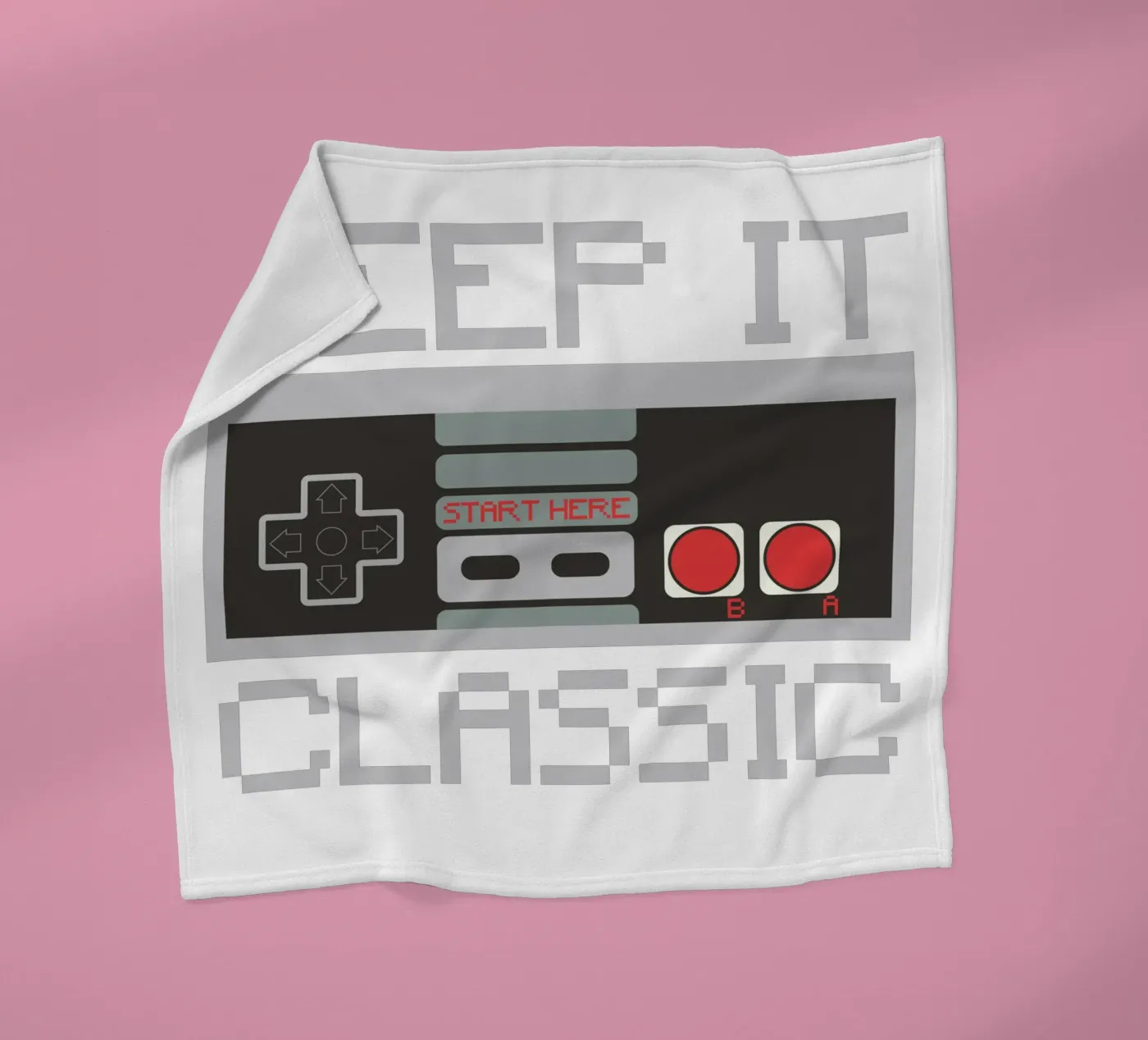 KEEP IT CLASSIC fleece blanket by edsonramosart