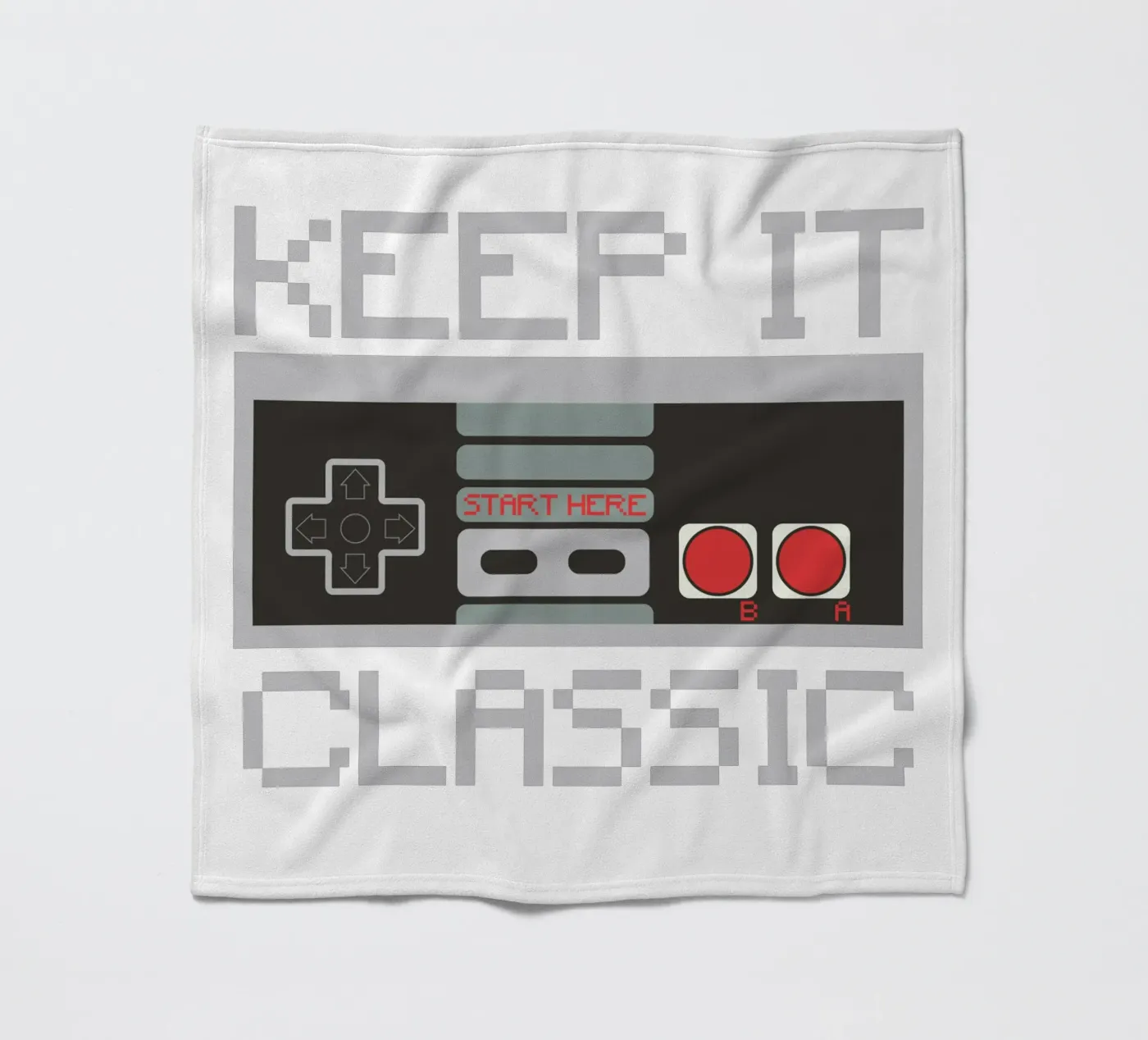 KEEP IT CLASSIC fleece blanket by edsonramosart