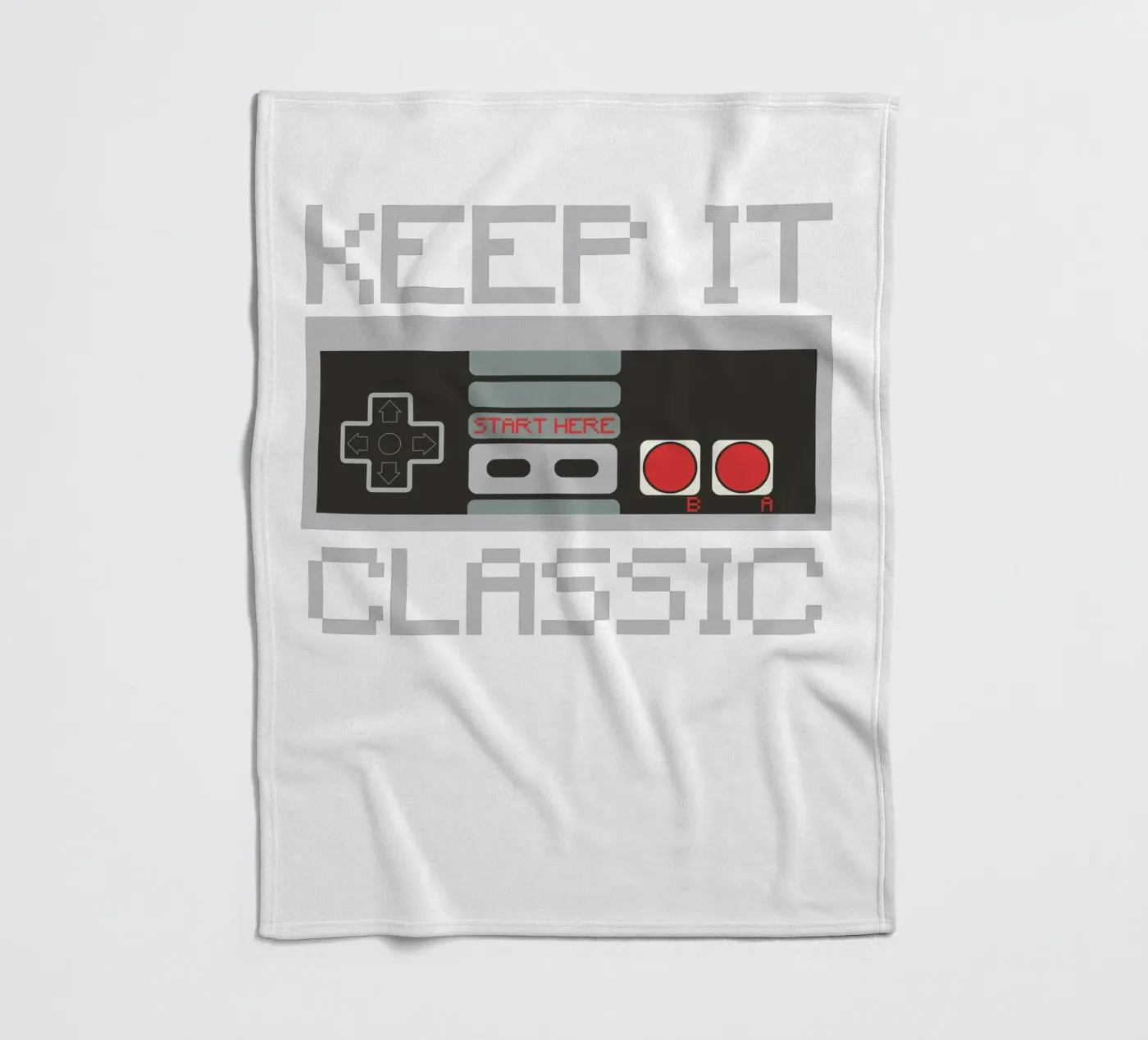 KEEP IT CLASSIC fleece blanket by edsonramosart
