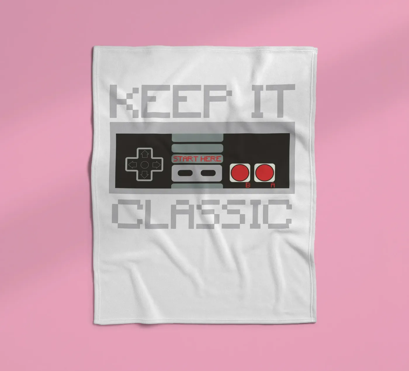 KEEP IT CLASSIC fleece blanket by edsonramosart