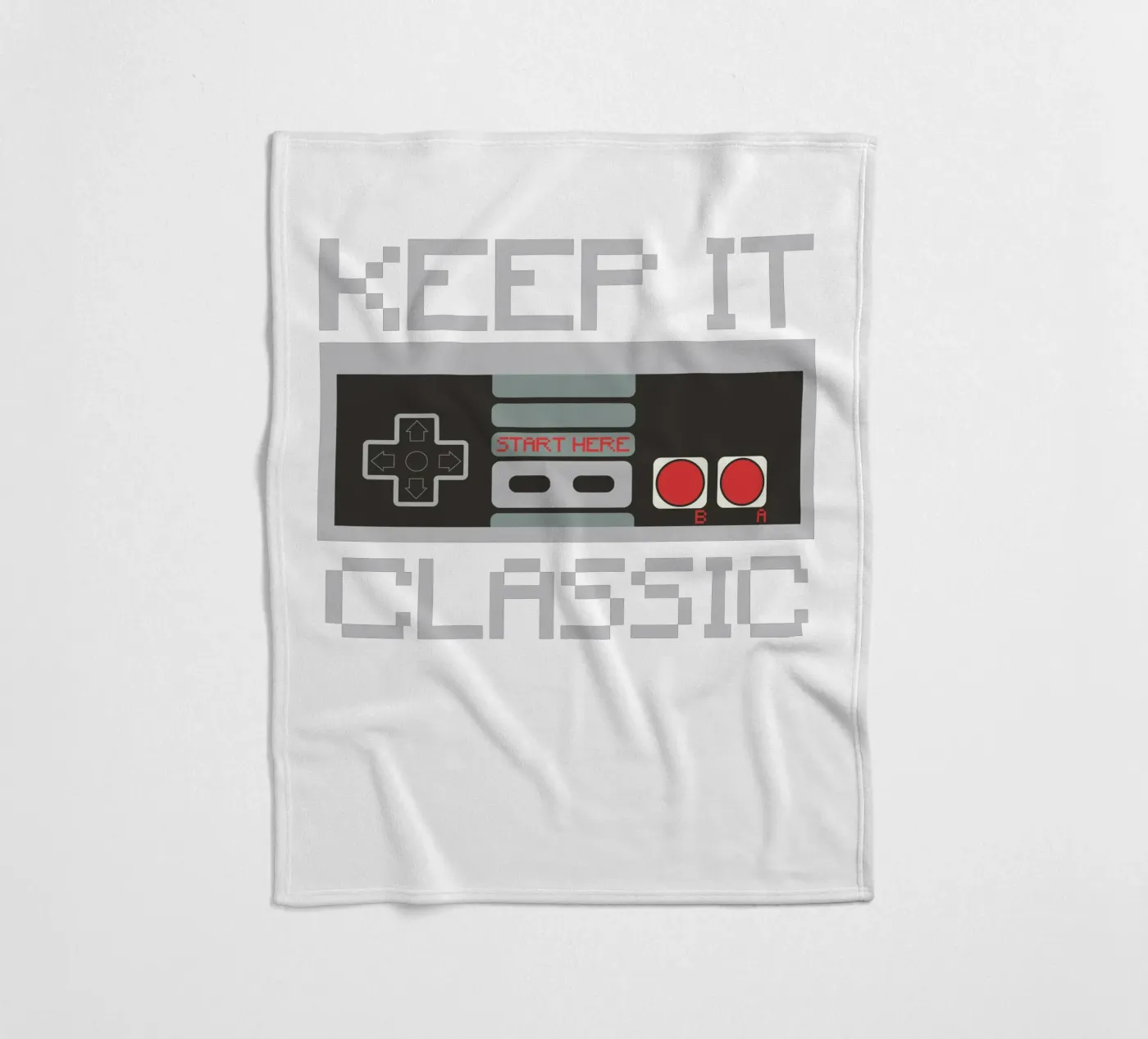 KEEP IT CLASSIC fleece blanket by edsonramosart
