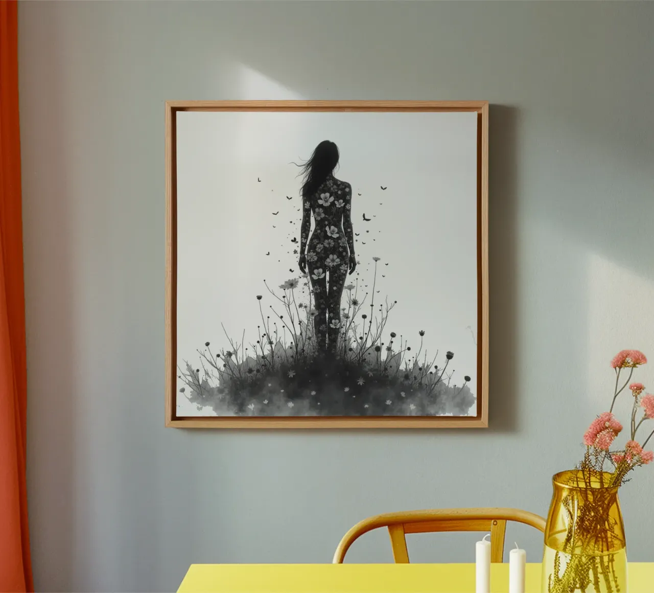 È diventata il campo tela con Cornice a cassetta da Dustlight Atelier