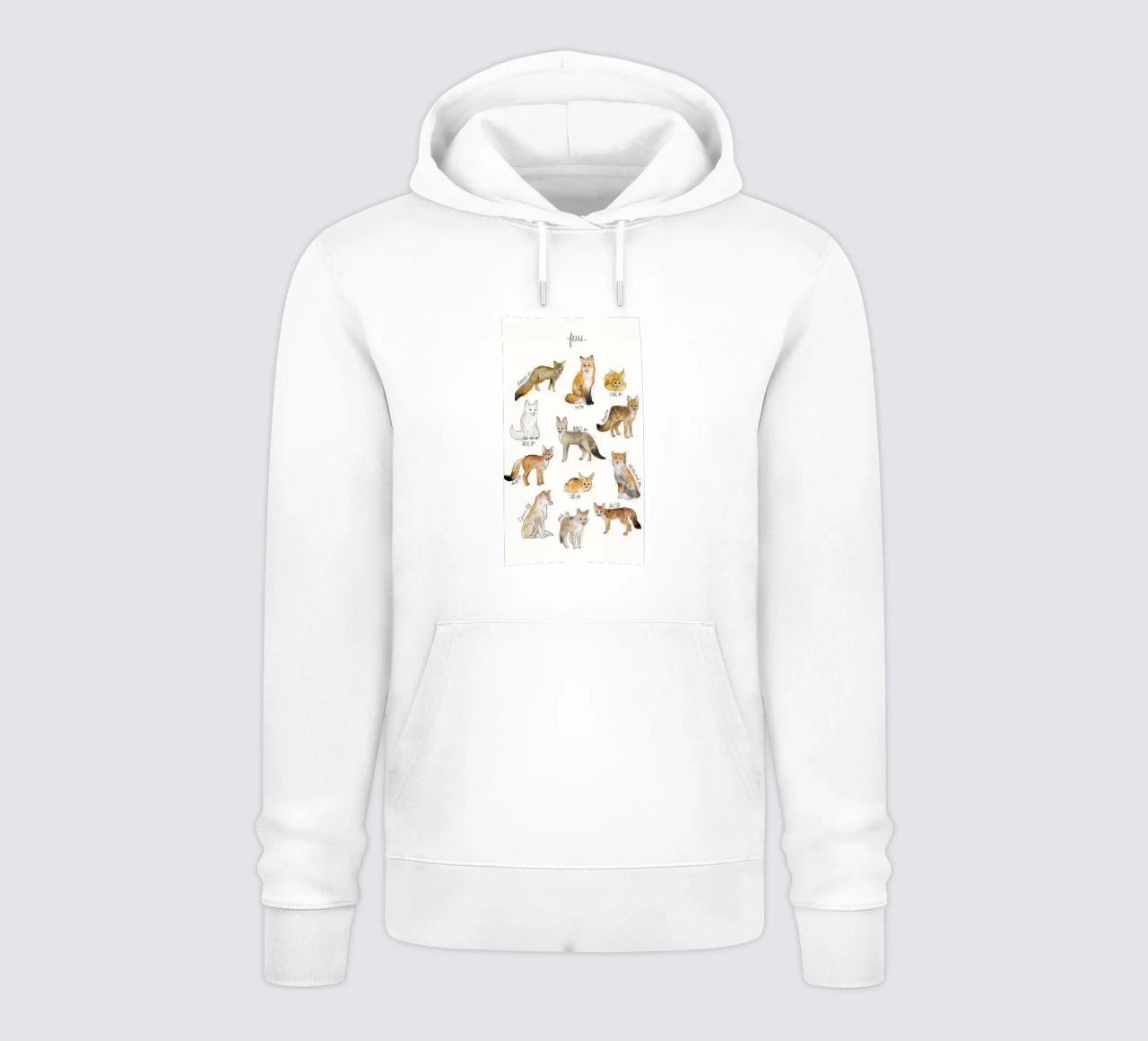 tipi di volpi felpa con cappuccio da amnda shope