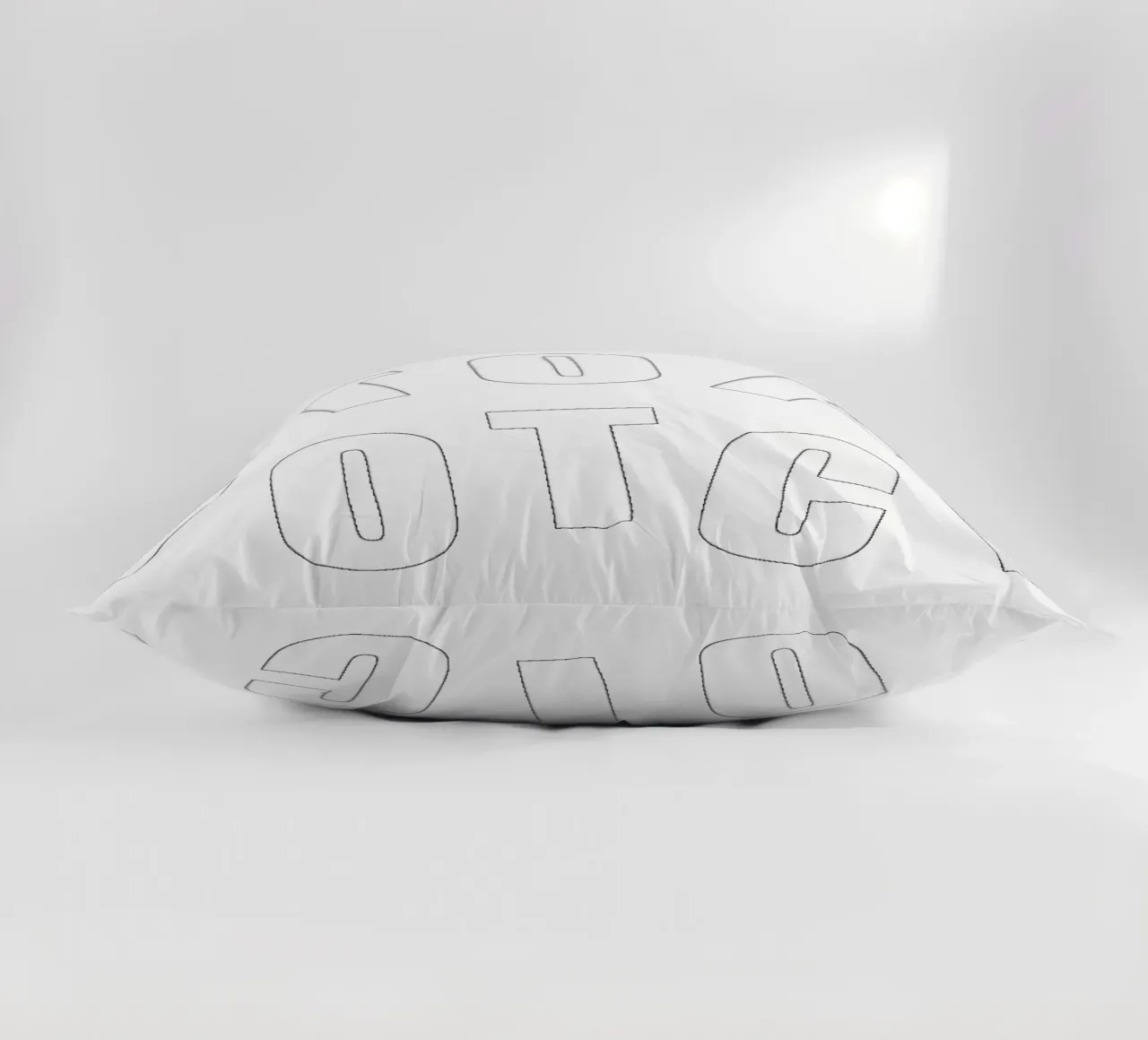 Bianco Top Notch cuscino da Natasha Shop