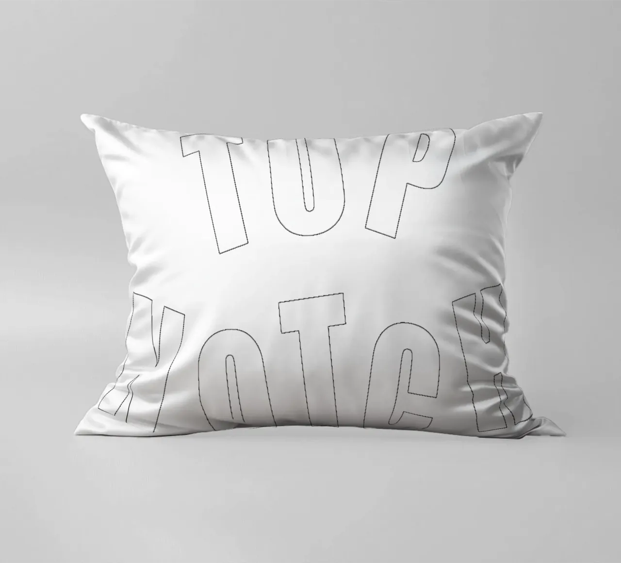 Bianco Top Notch cuscino da Natasha Shop