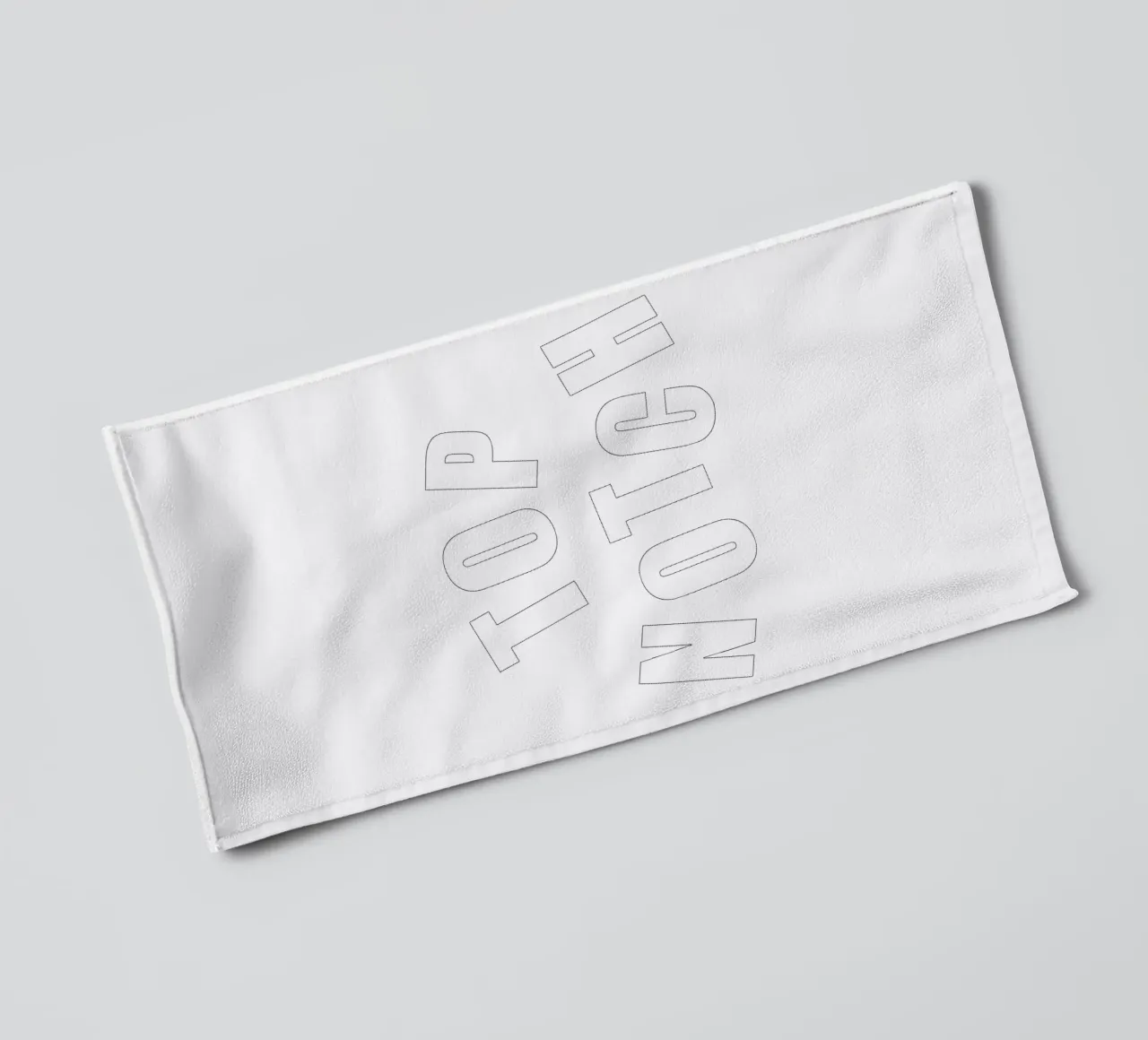 Bianco Top Notch asciugamano da bagno da Natasha Shop
