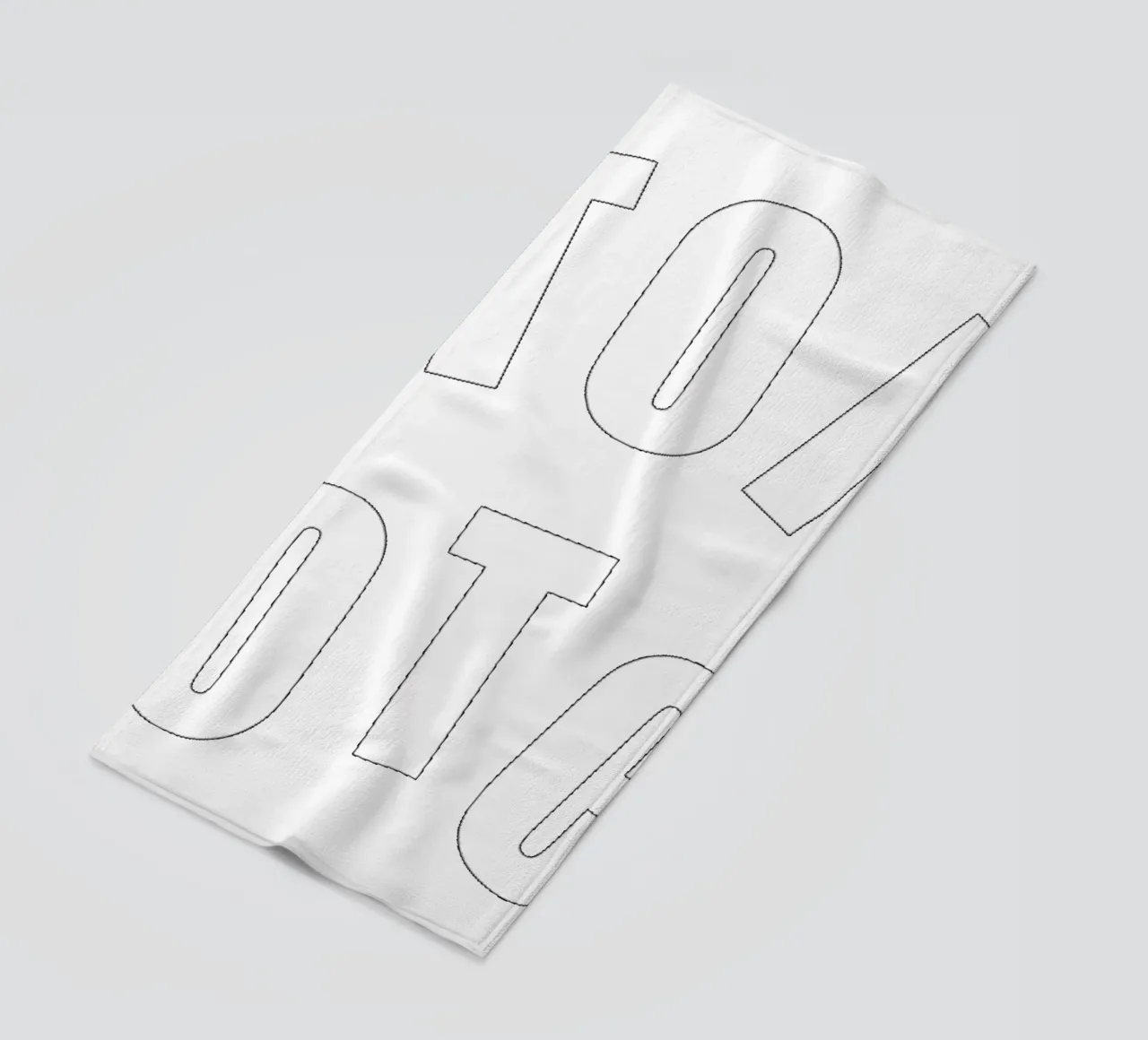 Bianco Top Notch telo mare da Natasha Shop