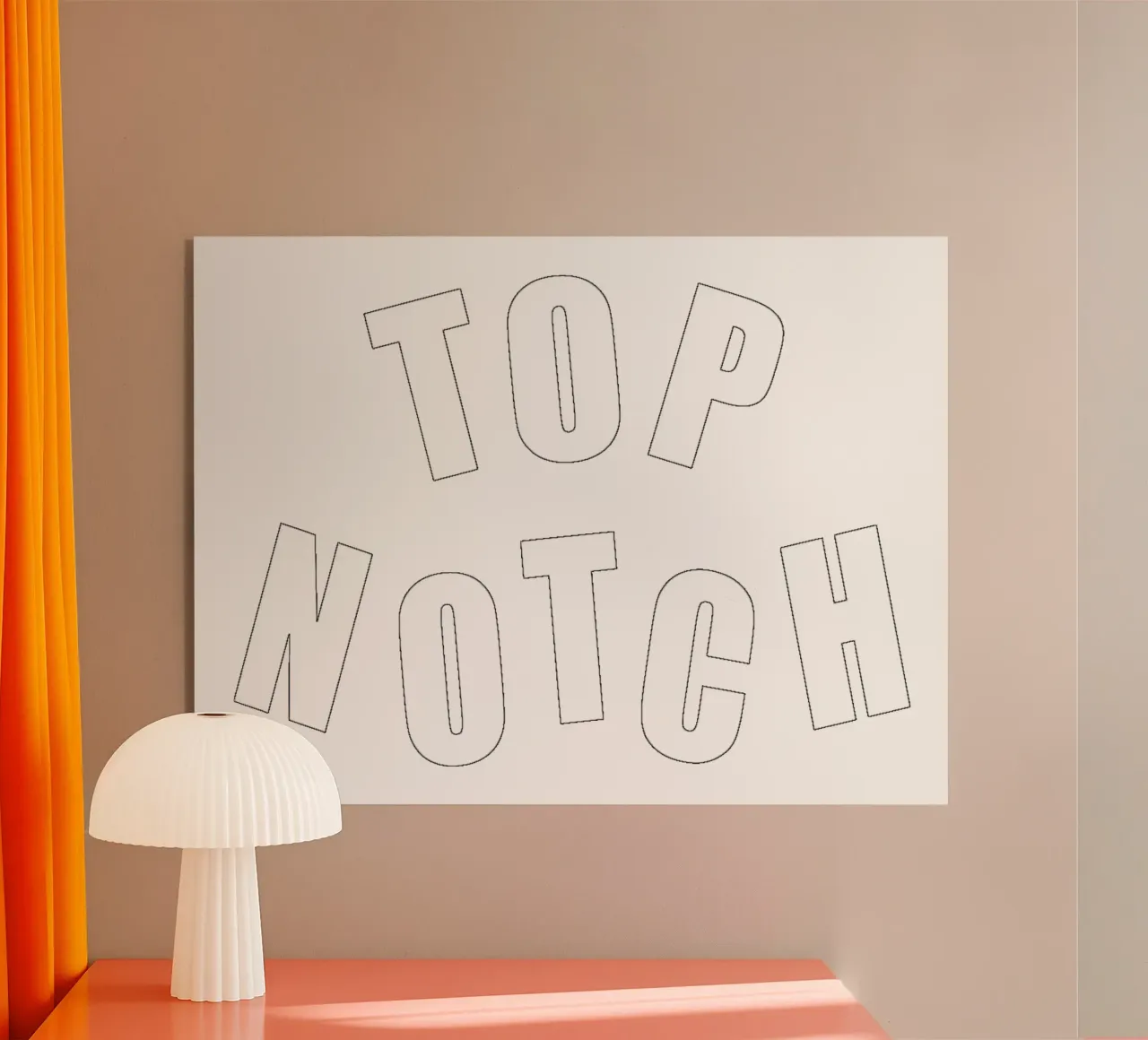 Bianco Top Notch plexiglass da Natasha Shop