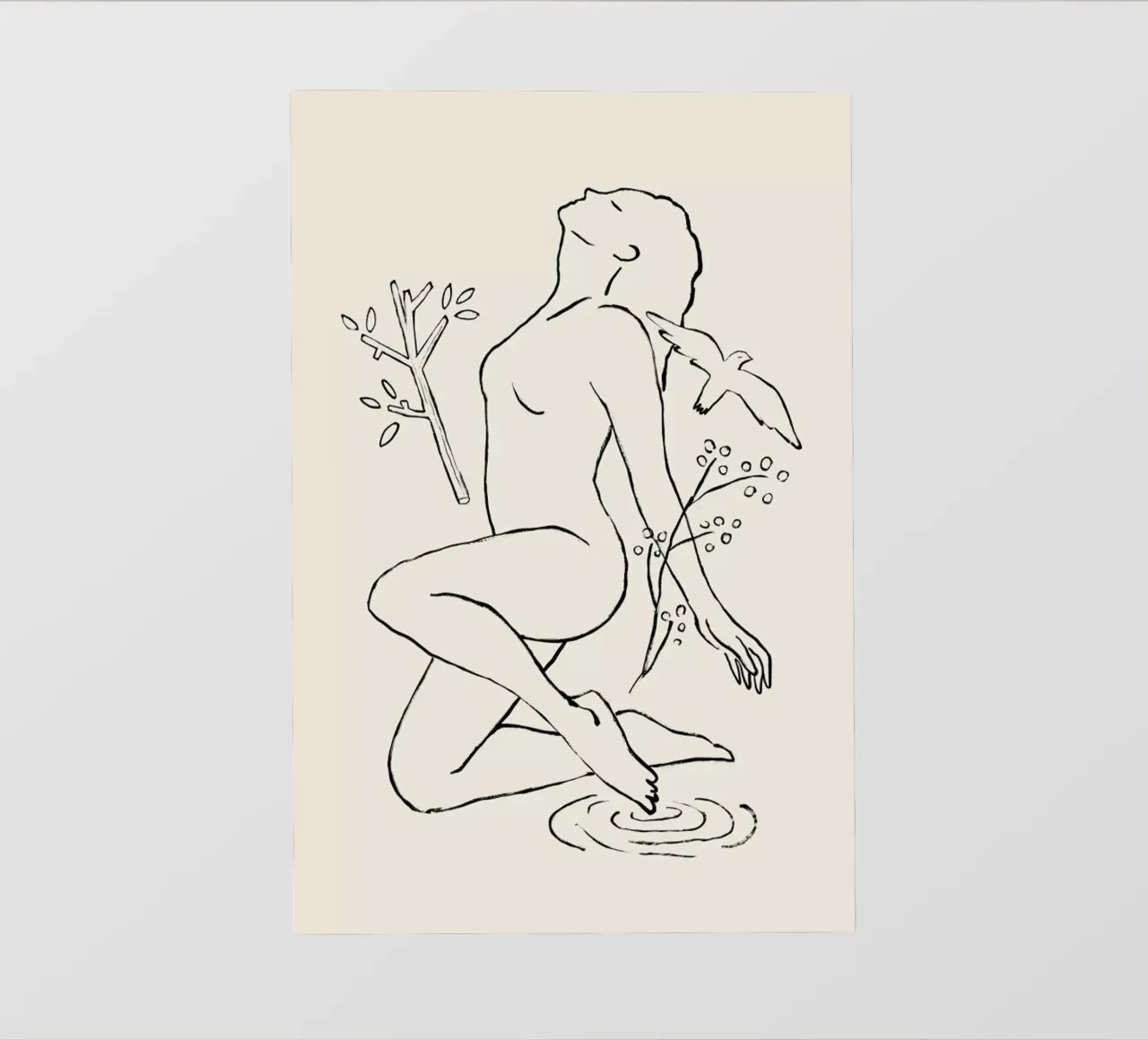 Lady of the Lake telo in pvc da Graphite
