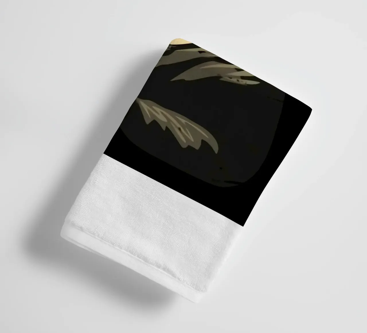 Drinking Beer Like a Queen Art towel by Jodie Art