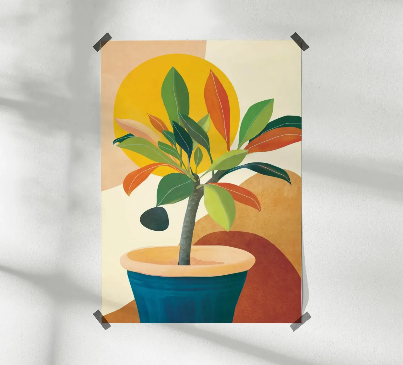 Colorful Branching Out 38 carta hahnemühle da cityart