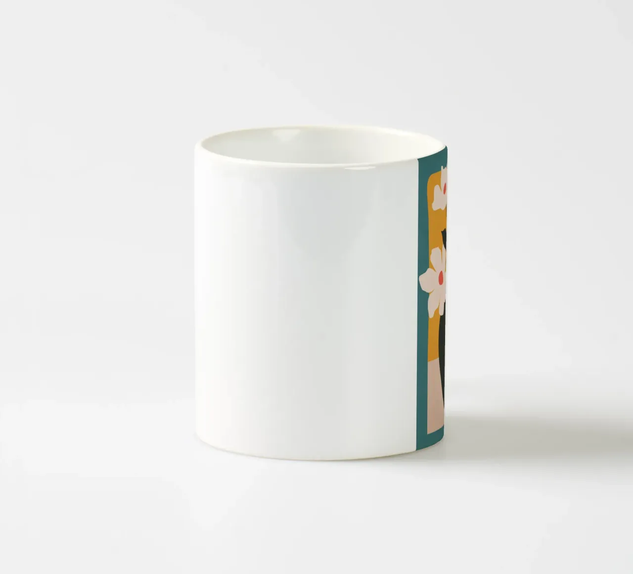 Geometric Blossom 1 tazza in ceramica da cityart