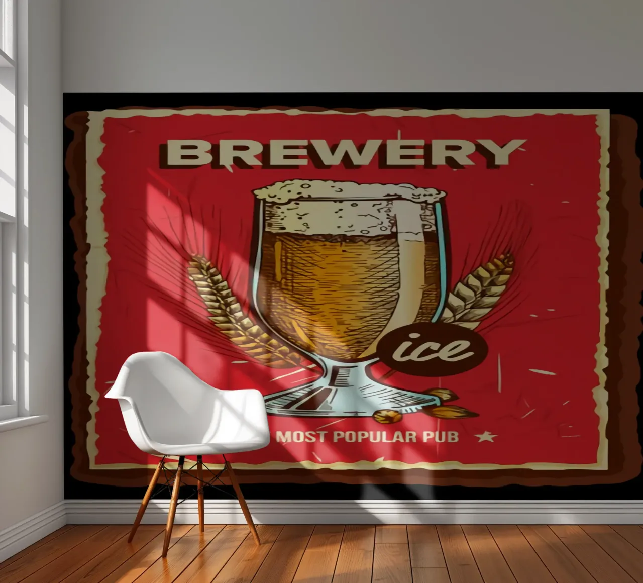 Brouwerijbier is de populairste PUB fotobehang van Jodie Art