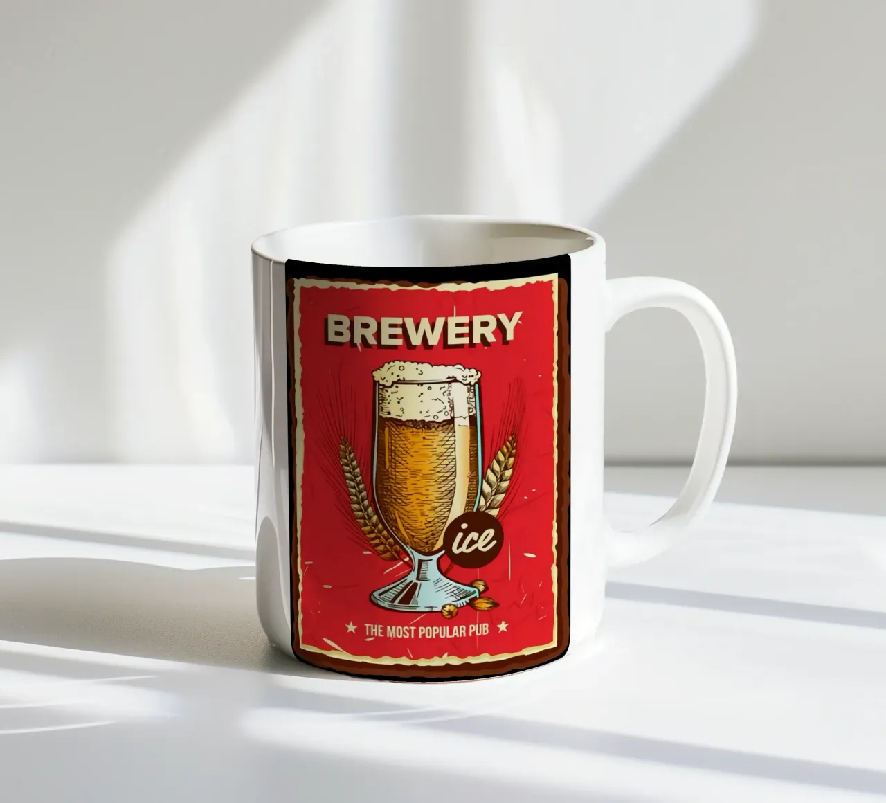 La birra di birreria è il PUB più popolare tazza in ceramica da Jodie Art