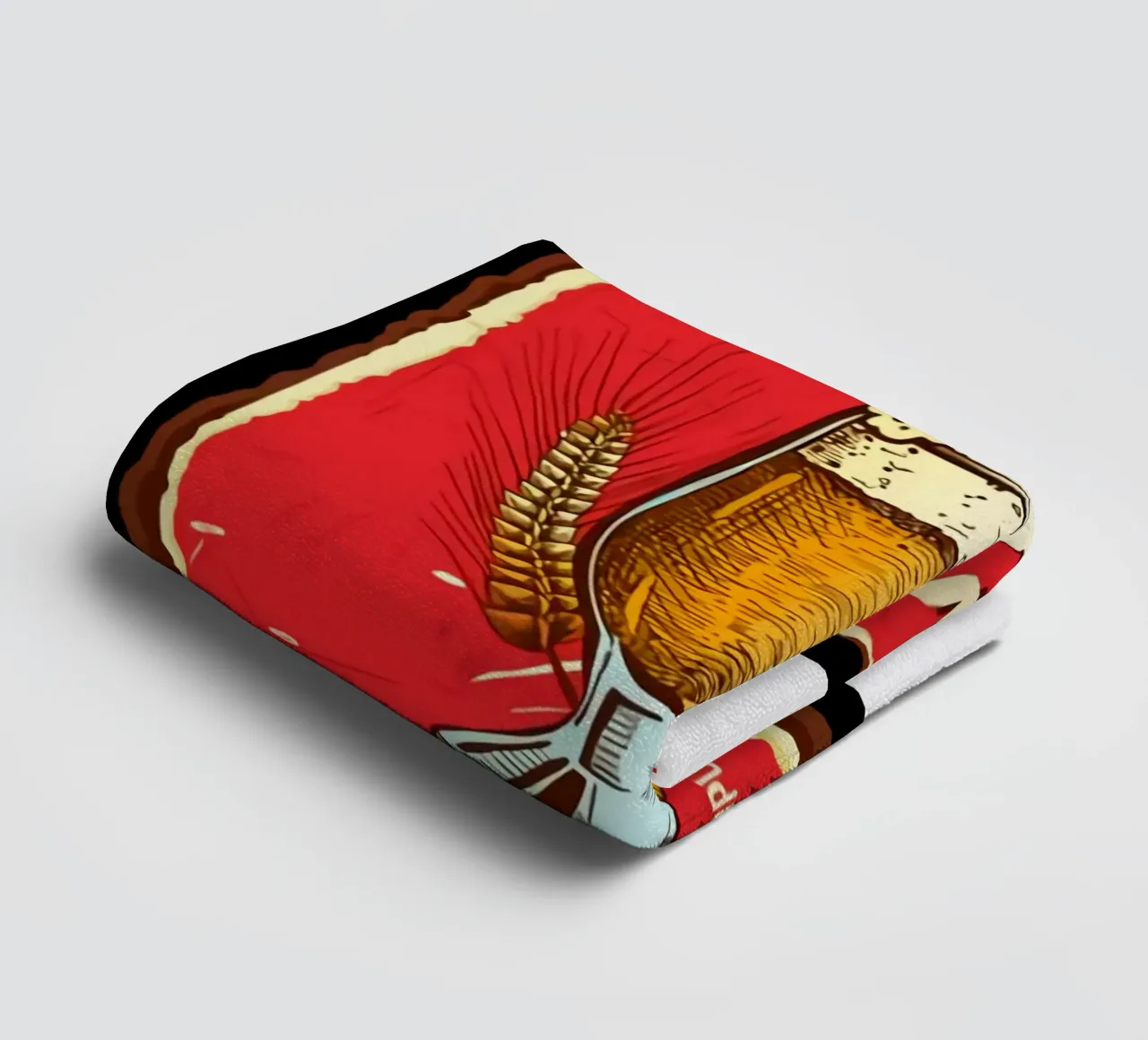 Brewery Beer Is The Most Popular PUB towel by Jodie Art