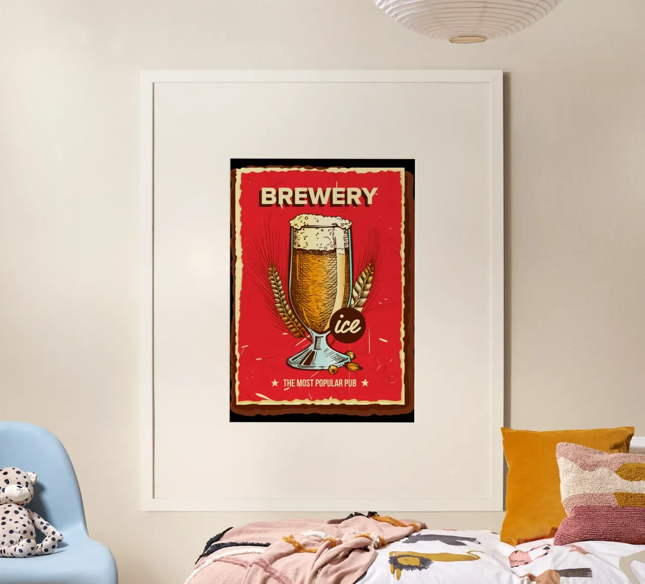 Brewery Beer Is The Most Popular PUB hahnemühle by Jodie Art