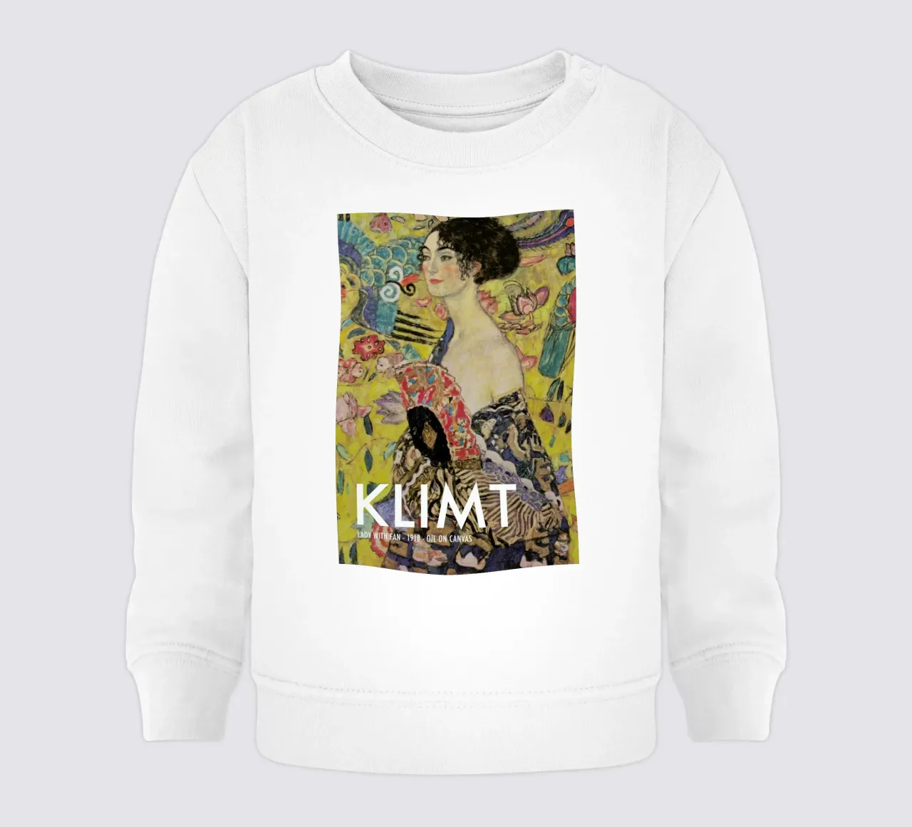 Klimt - Lady with Fan felpa neonato da Vintage by JUNIQE