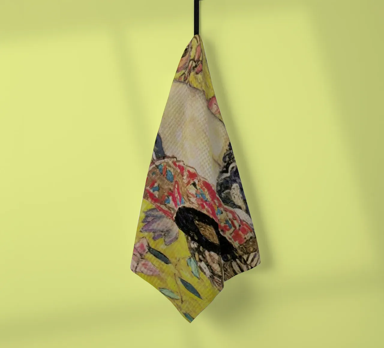 Klimt - Lady with Fan canovaccio da cucina da Vintage by JUNIQE