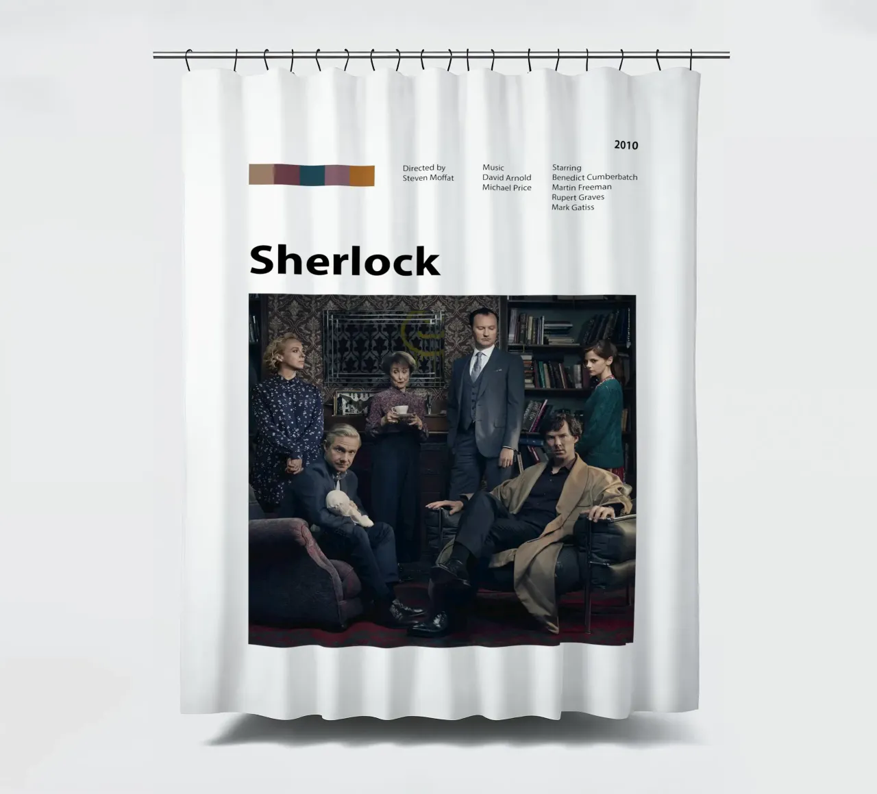 Sherlock tenda da doccia da The Movie Wall