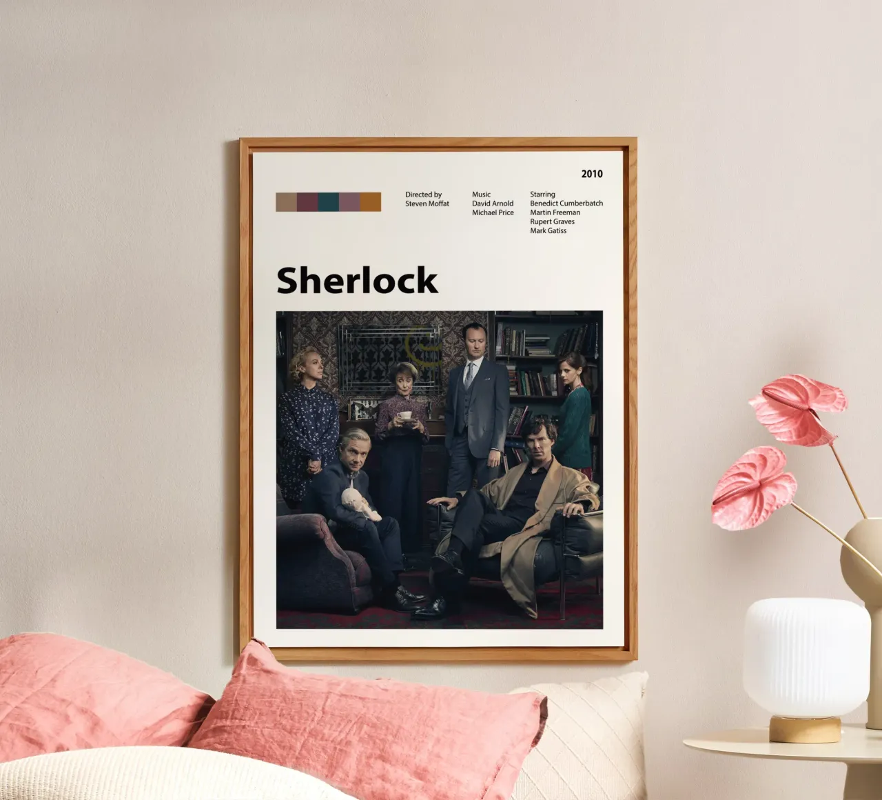 Sherlock alluminio dibond da The Movie Wall