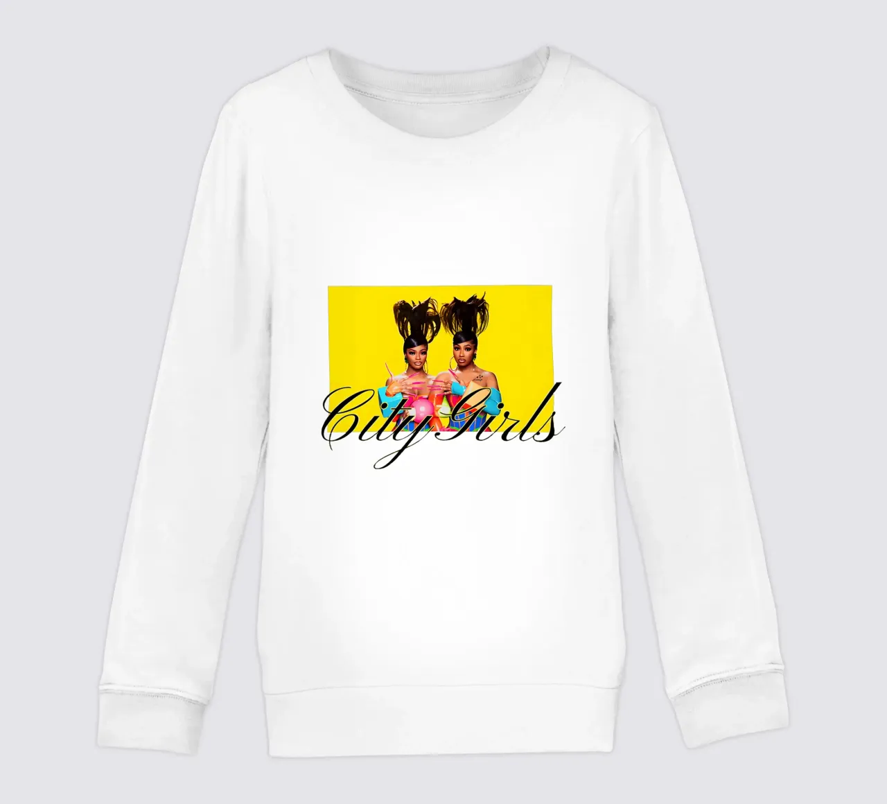 Ragazza gialla felpa bambino da Natasha Shop