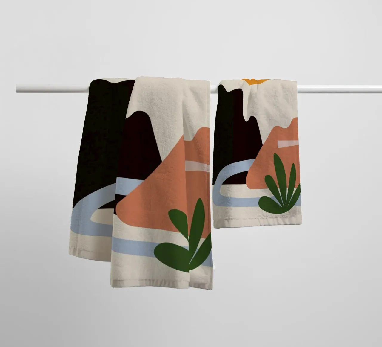 Sun Garden II towel by Pure