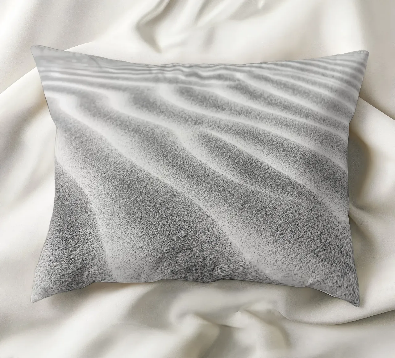 Pattern of sand in the desert cuscino da photolovers